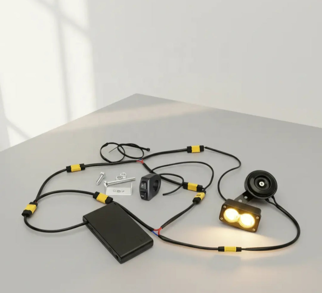 Plug & Play Baja Light + Horn Kit (Amber & Clear Available)